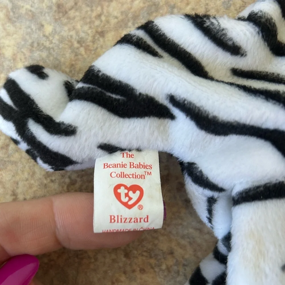 5/$25 TY Original Beanie Baby “Blizzard” NWT Birthdate: 12/12/96 - Picture 5 of 8